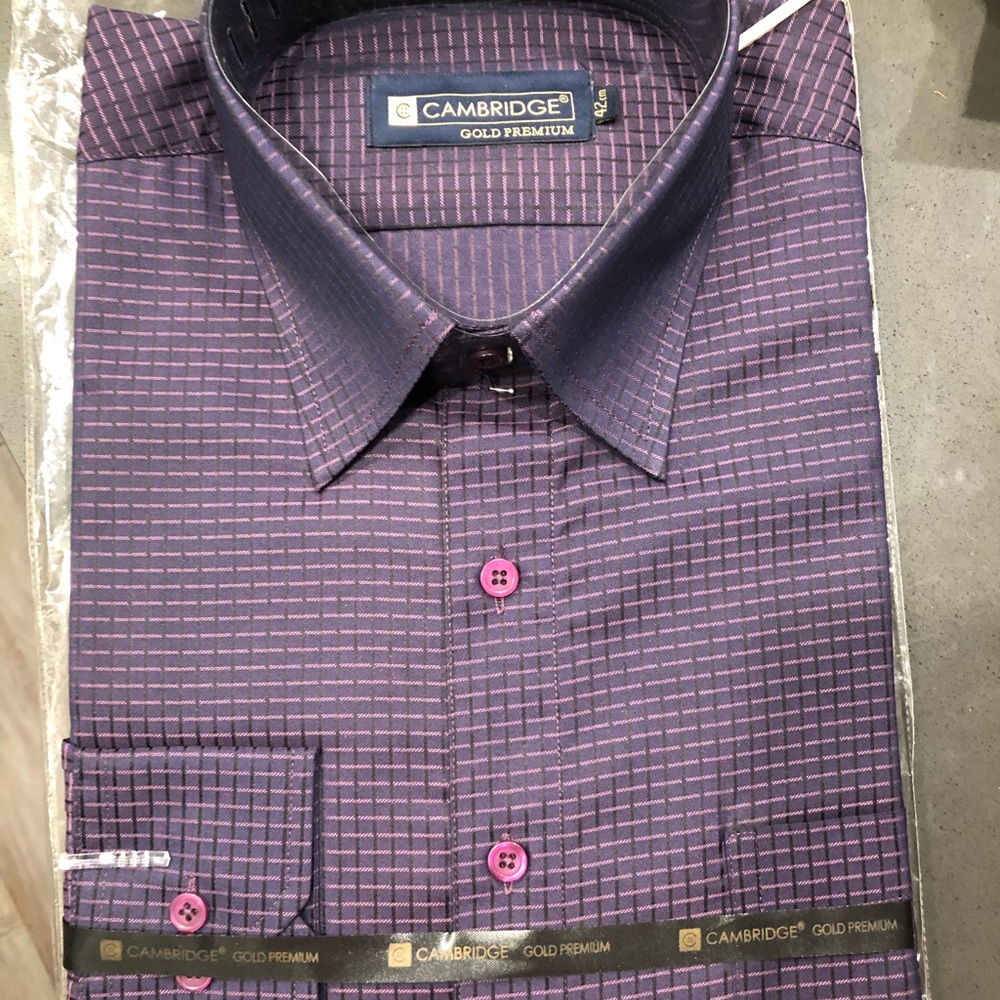 Purple Full Sleeve Shirt - 100% cotton